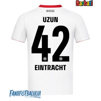 Eintracht Frankfurt Can Uzun #42 Tricou Fotbal Replică 2025-26 Barbati Deplasare